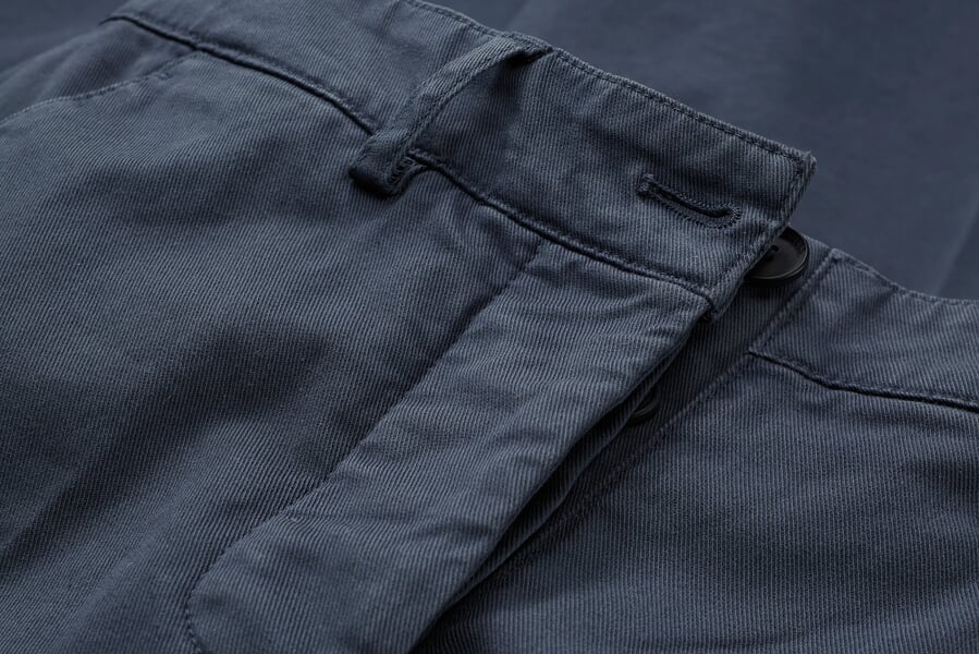 Pantalones de mujer estilo Marlene Azul oscuro, Detailsicht