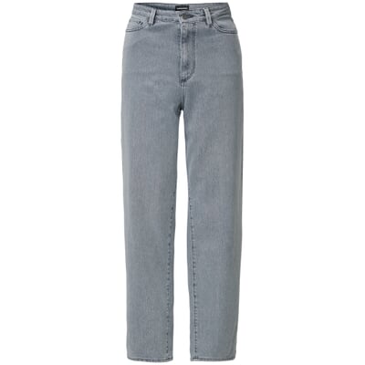 Ladies Five Pocket Jeans, Medium gray