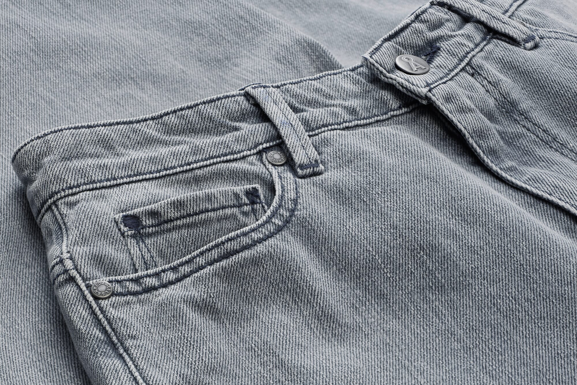 Damen-Five-Pocket-Jeans, Mittelgrau | Manufactum