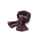 Ladies knitted scarf Aubergine