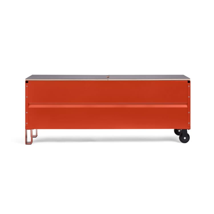 Chest Bench CMB, RAL 2001 Red Orange