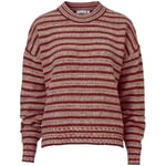 Ladies Knit Sweater Red-Black