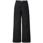 Pantalon à pinces pour femmes Noir