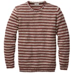 Herren-Strickpullover Rot-Schwarz