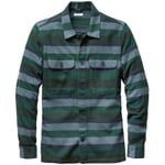 Men shirt jacket flannel Green tones