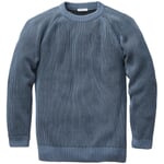 Mens Rib Knit Sweater Blue tones