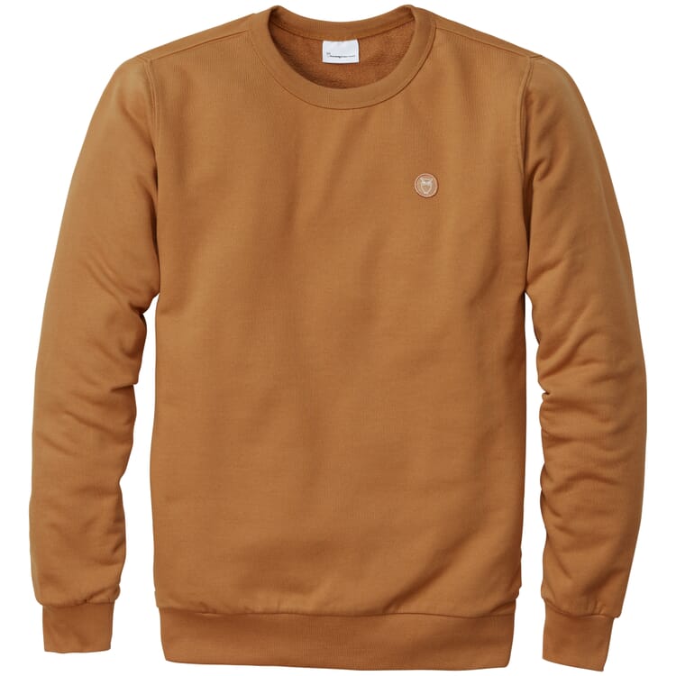 Heren sweatshirt, Medium bruin