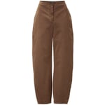 Damenhose Loose Fit Braun