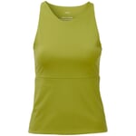 Dames Sport Top Midi Geel