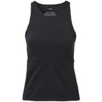 Damen-Sporttop Midi Schwarz