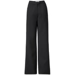 Ladies trousers wide leg Black