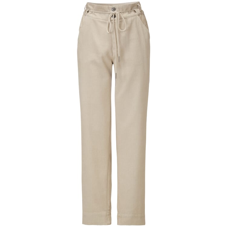 Ladies corduroy pants with envelope