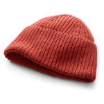 Ladies knitted hat Dark orange