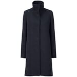 Ladies Whale Coat Blue-black