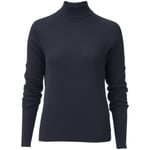 Damen-Strickpulli Blauschwarz