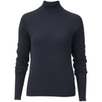 Ladies knit sweater Blue-black