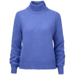 Ladies sweater stand up collar Lilac