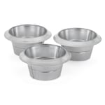 Anneau de vis sans fin Tôle d'acier Petit 3 pièces