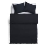 Housse de couette Pure Satin Noir (black) 155 × 220 cm