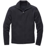 Mens cardigan virgin wool Dark blue