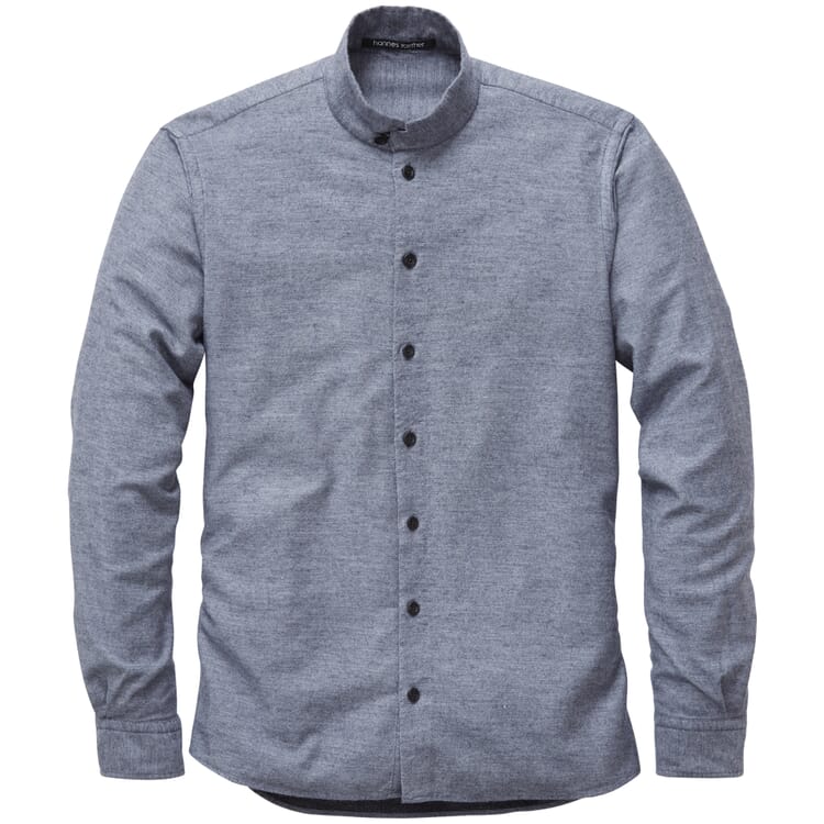 Mens shirt stand up collar