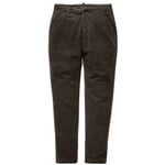 Heren Corduroy broek met knopen Grafiet