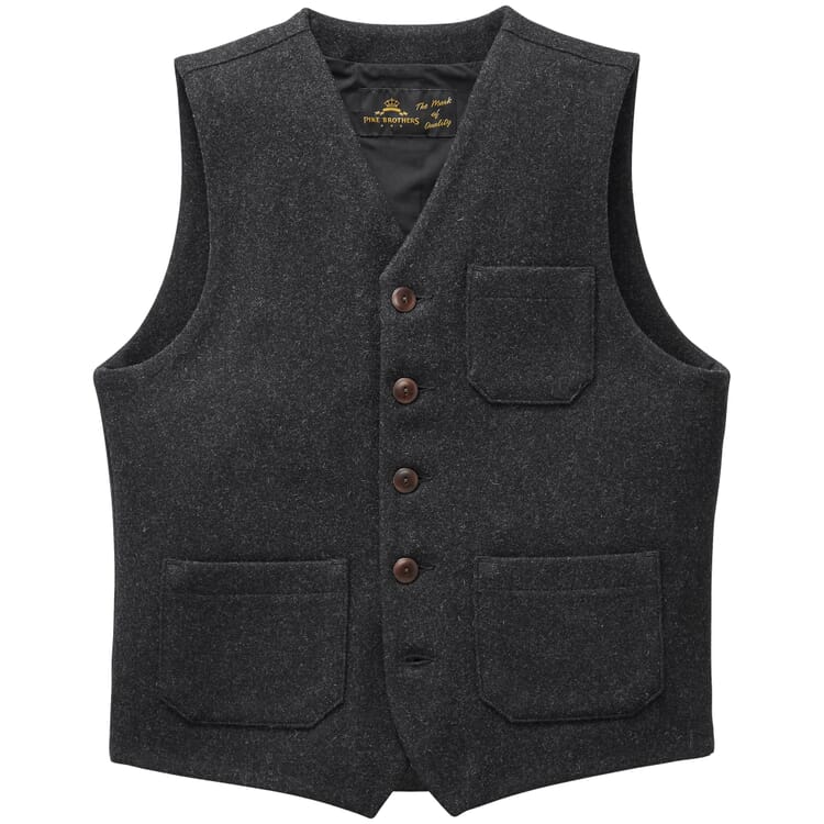 Gilet pare-balles pour hommes 1937, Noir chiné