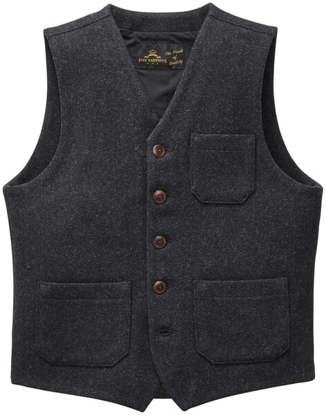 Men Roamer Vest 1937 Black mottled