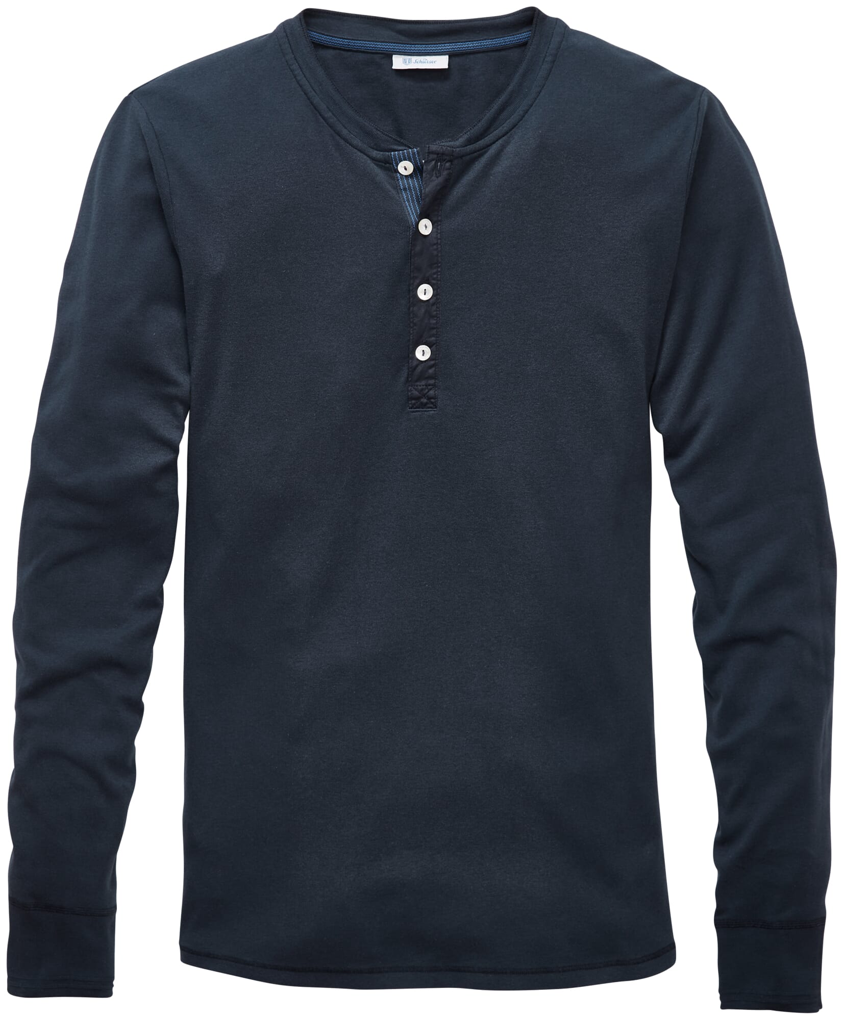 Henley shirt heren lange mouw sale