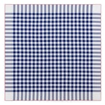 Nappe Élysée bleu-blanc 150 × 150 cm