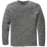 Men sweater Seamless Light gray-black