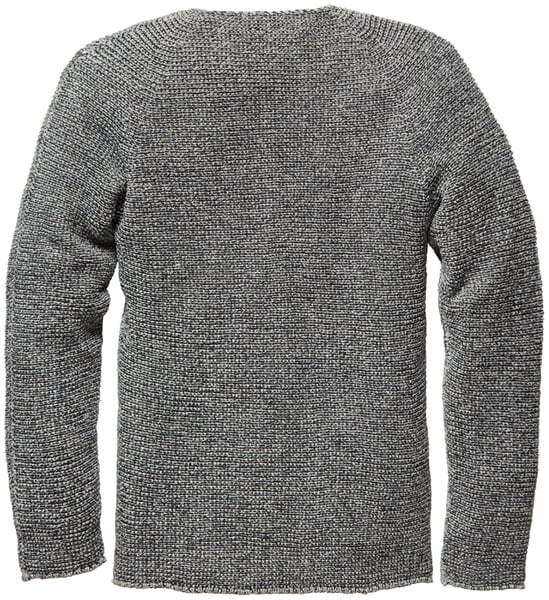Men sweater Seamless Light gray-black