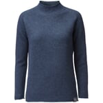 Ladies stand-up collar sweater Blue
