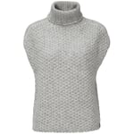 Ladies sweater oversize Grey-Ecru