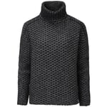 Ladies sweater Seamless Black-Grey