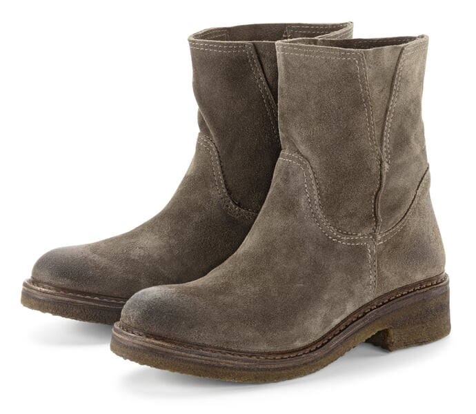 Botas de ante para mujer Gris