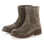 Ladies suede boot Gray