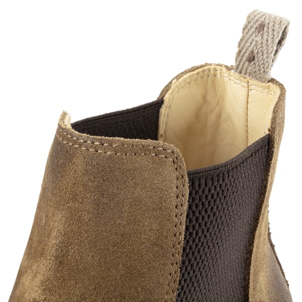 Chaussure de ville pour homme en velours Marron