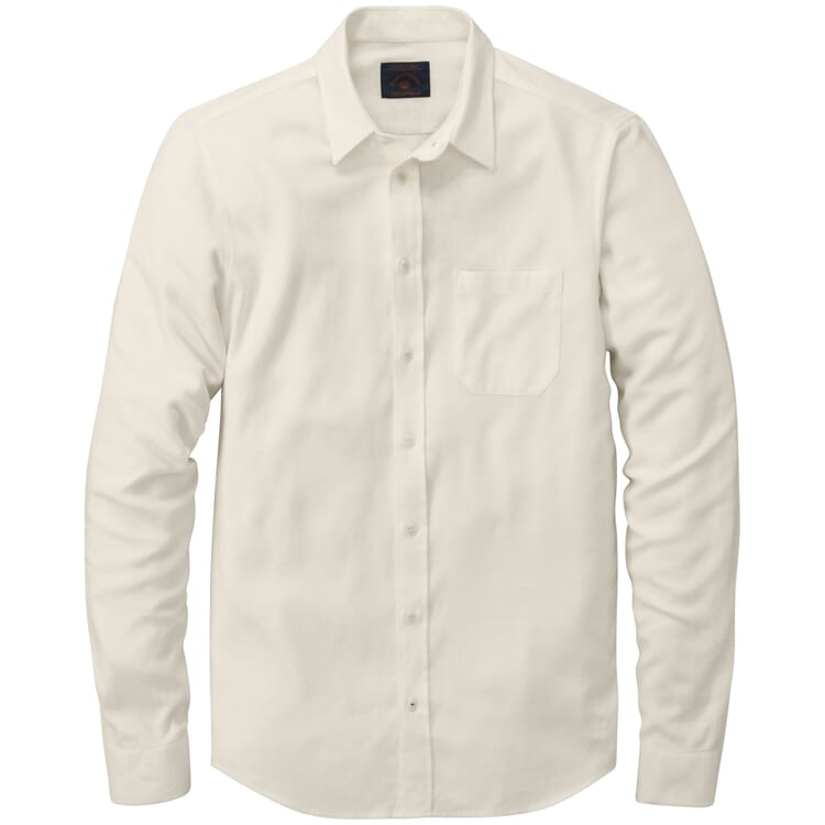 Men's shirt cotton-TENCEL™, Wool White