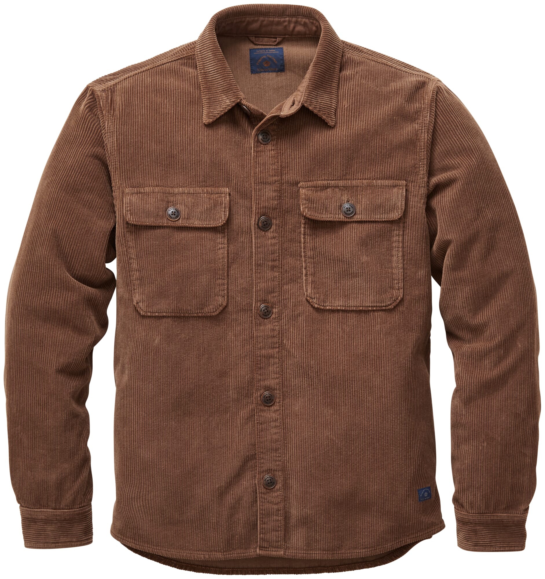 Men shirt jacket corduroy, Brown