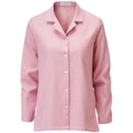 Pyjama en flanelle à carreaux pour femmes Gris rosé