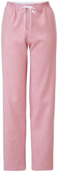 Ladies flannel pajamas plaid Rosé-Grey