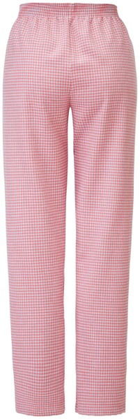 Ladies flannel pajamas plaid Rosé-Grey