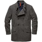 Chaqueta cruzada de hombre Gris jaspeado