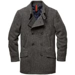 Veste homme double boutonnage Gris mélangé