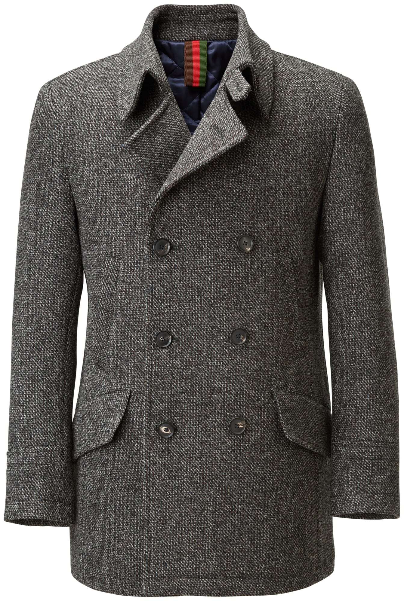 Mens double breasted tweed on sale blazer