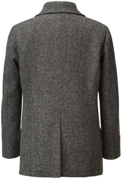 Men jacket double breasted Grey melange