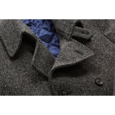 Men jacket double breasted, Grey melange | Manufactum