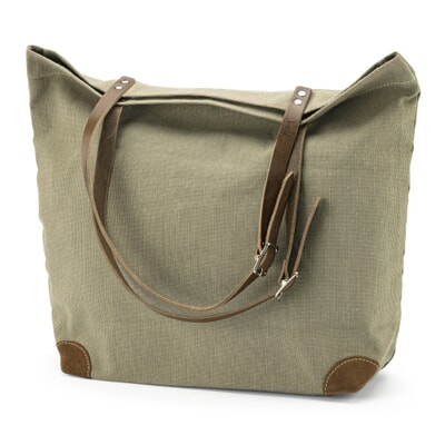 Market bag canvas, Green beige Manufactum - Main Image
