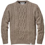 Maglione da uomo in lana merino Melange naturale